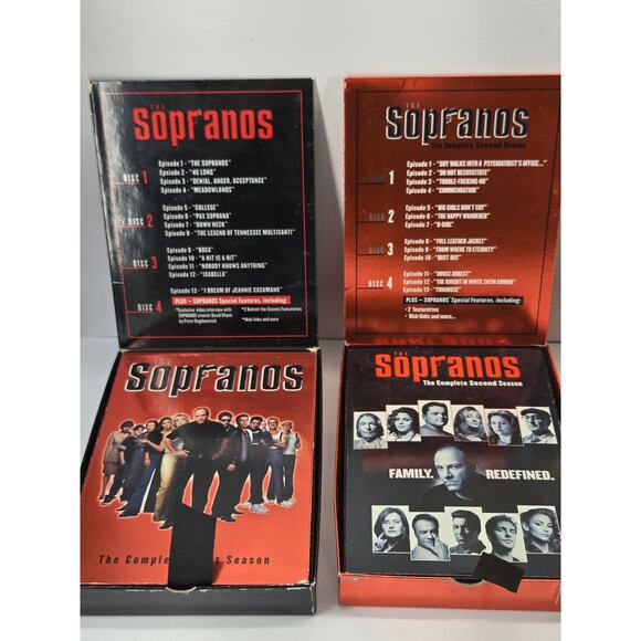 The Sopranos DVD Bundle HBO Series Complete Box Set Seasons 1-4 | DVD Lot - Picture 2 of 3